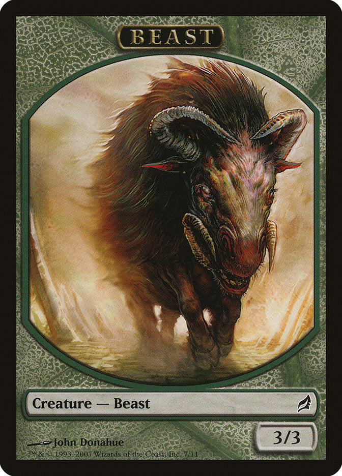 Beast Token [Lorwyn Tokens] | Spectrum Games