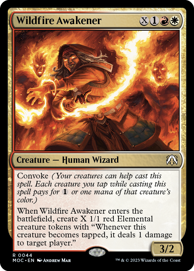 Wildfire Awakener [March of the Machine Commander] | Spectrum Games