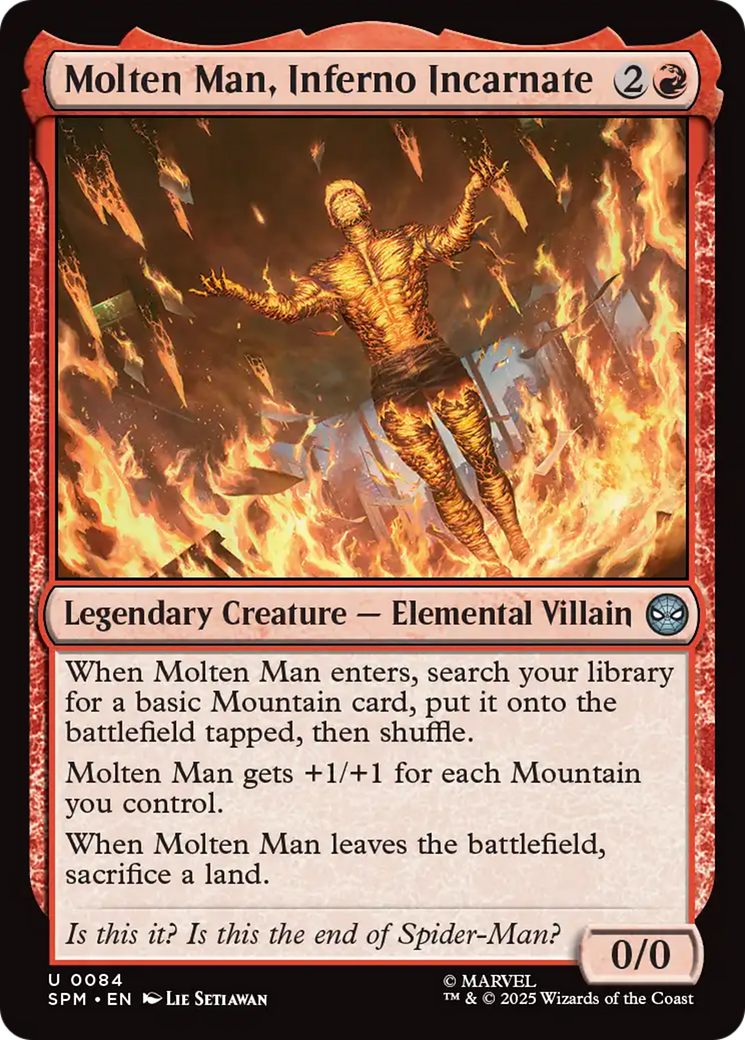 Molten Man, Inferno Incarnate [Marvel's Spider-Man] | Spectrum Games