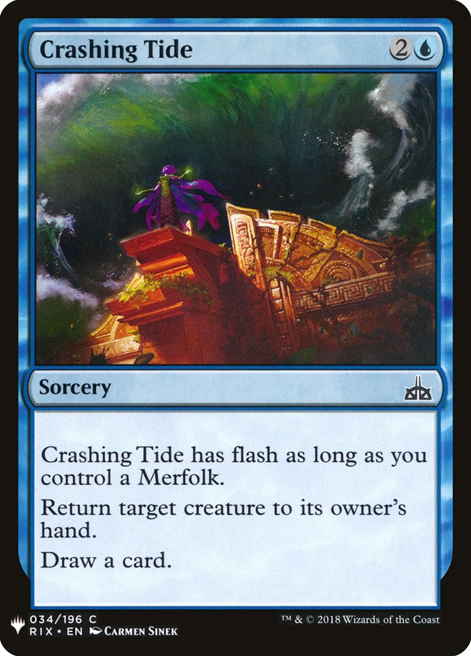 Crashing Tide [Mystery Booster] | Spectrum Games