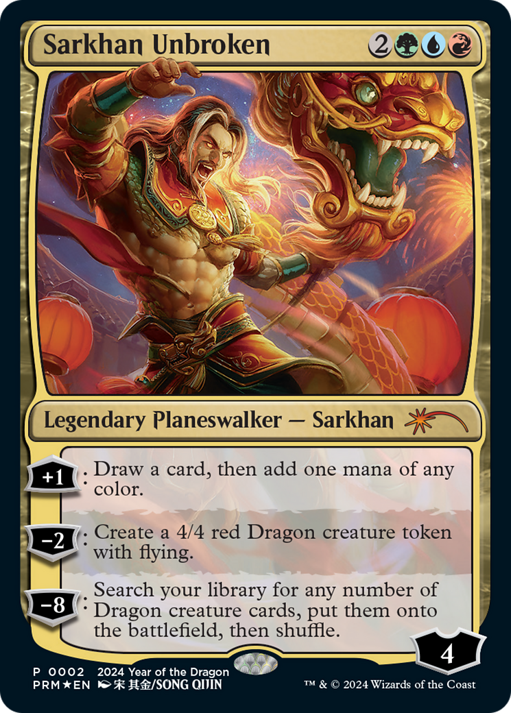 Sarkhan Unbroken (Year of the Dragon 2024) [Standard Showdown Promos] | Spectrum Games