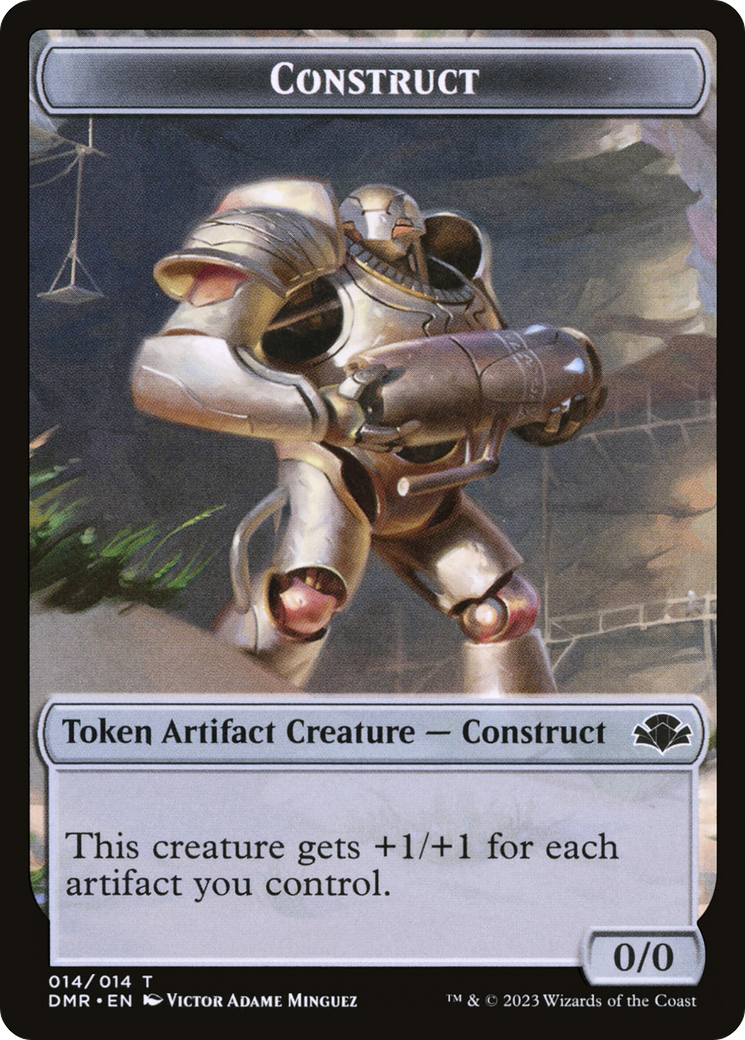 Construct Token [Dominaria Remastered Tokens] | Spectrum Games