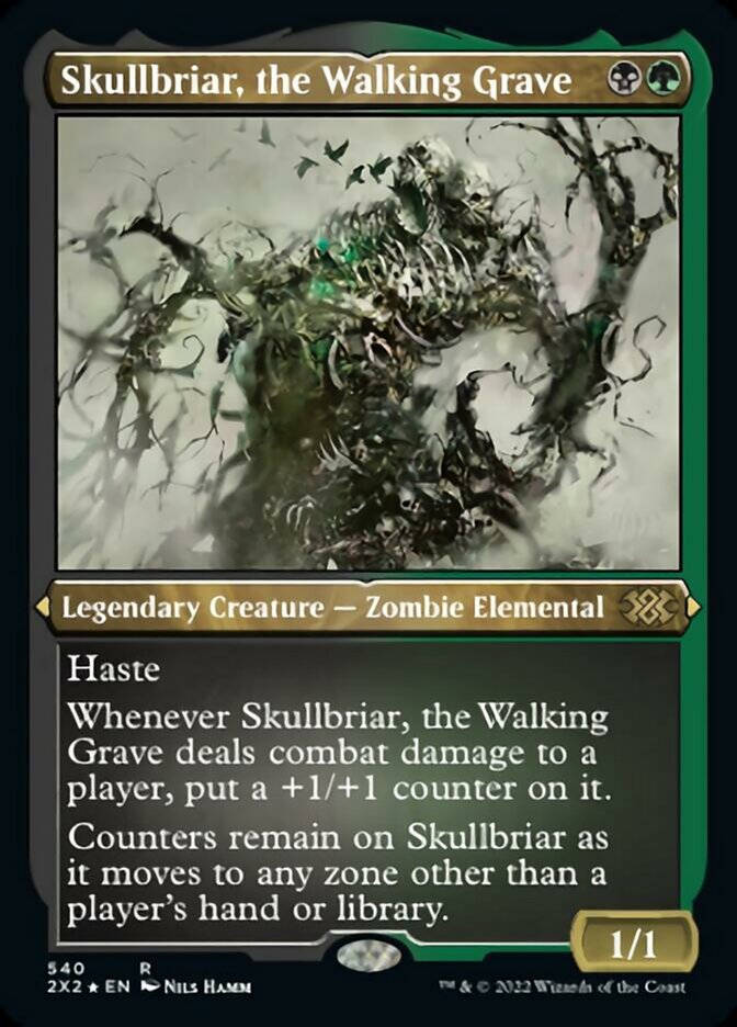 Skullbriar, the Walking Grave (Foil Etched) [Double Masters 2022] | Spectrum Games