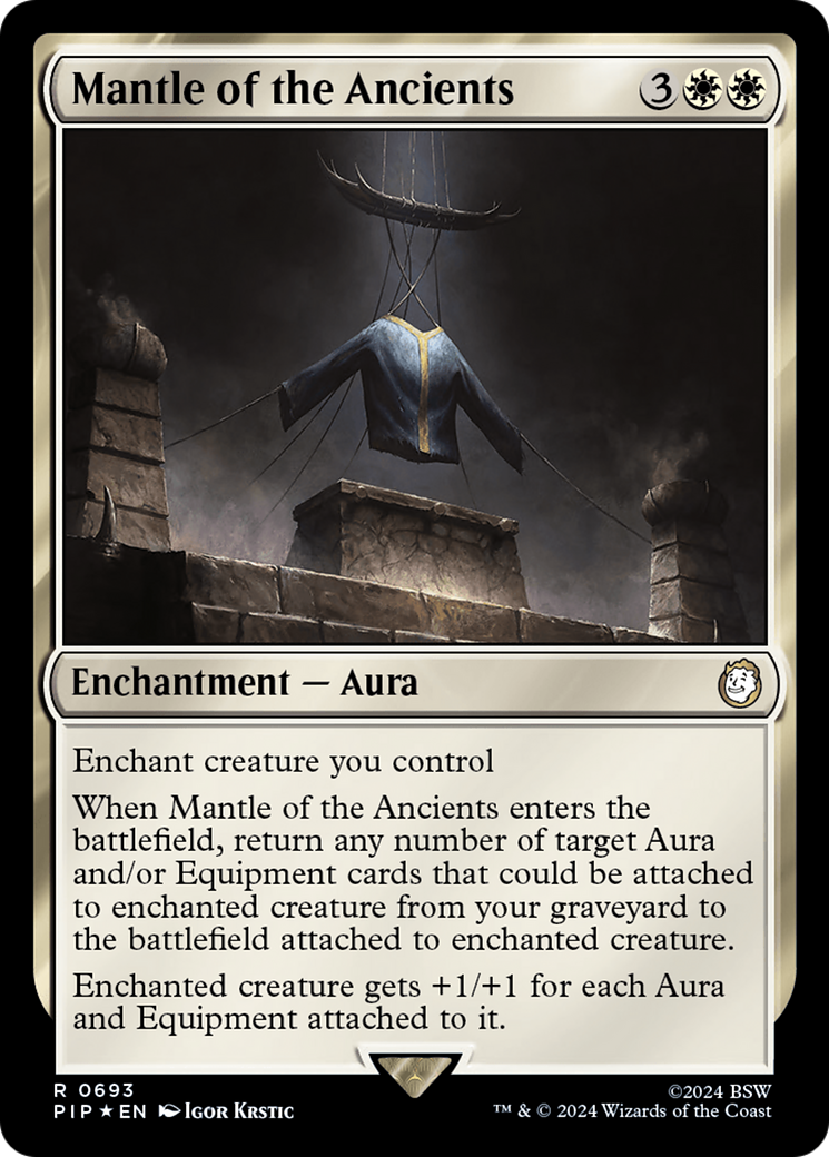 Mantle of the Ancients (Surge Foil) [Fallout] | Spectrum Games