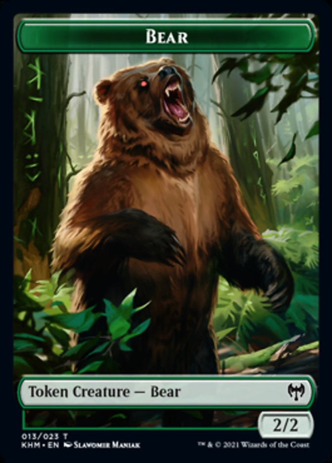 Bear Token [Kaldheim Tokens] | Spectrum Games