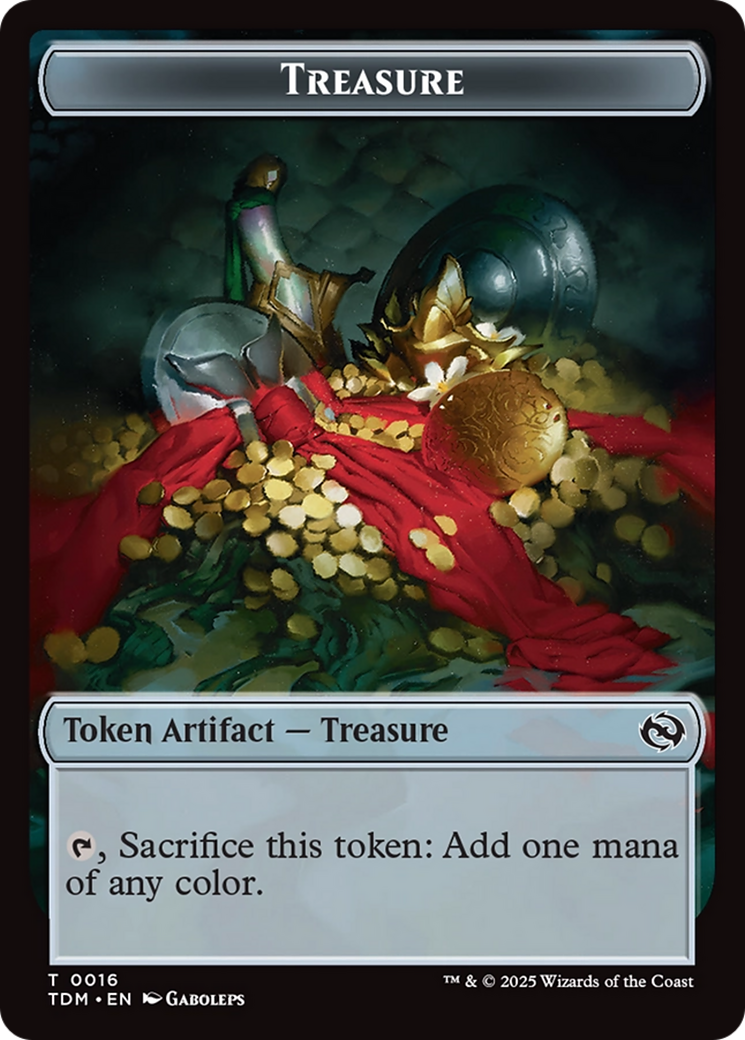 Experience // Treasure Double-Sided Token [Tarkir: Dragonstorm Commander Tokens] | Spectrum Games