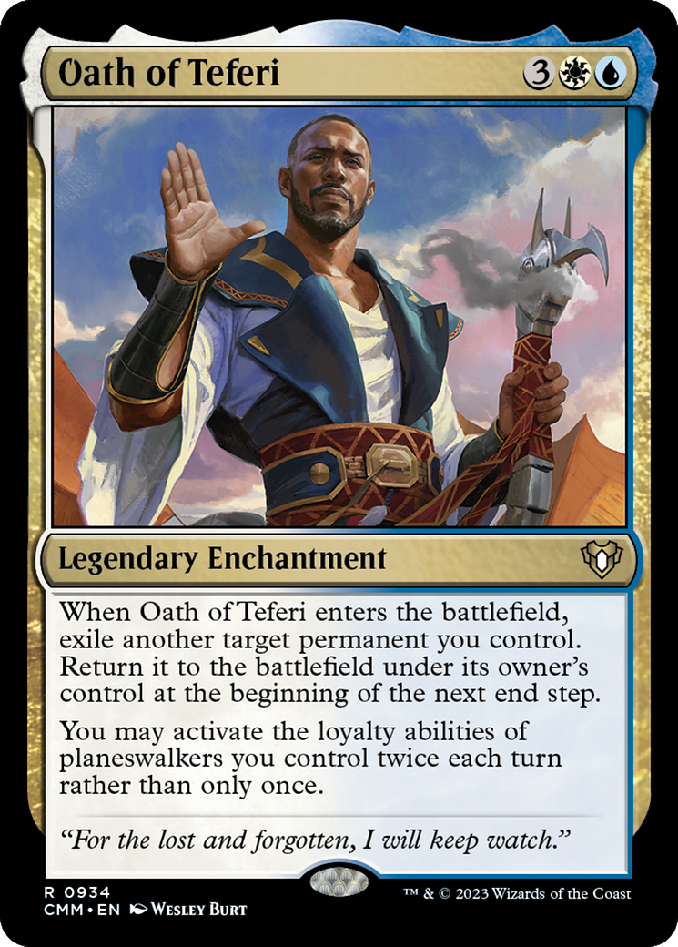 Oath of Teferi [Commander Masters] | Spectrum Games