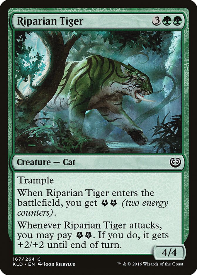 Riparian Tiger [Kaladesh] | Spectrum Games