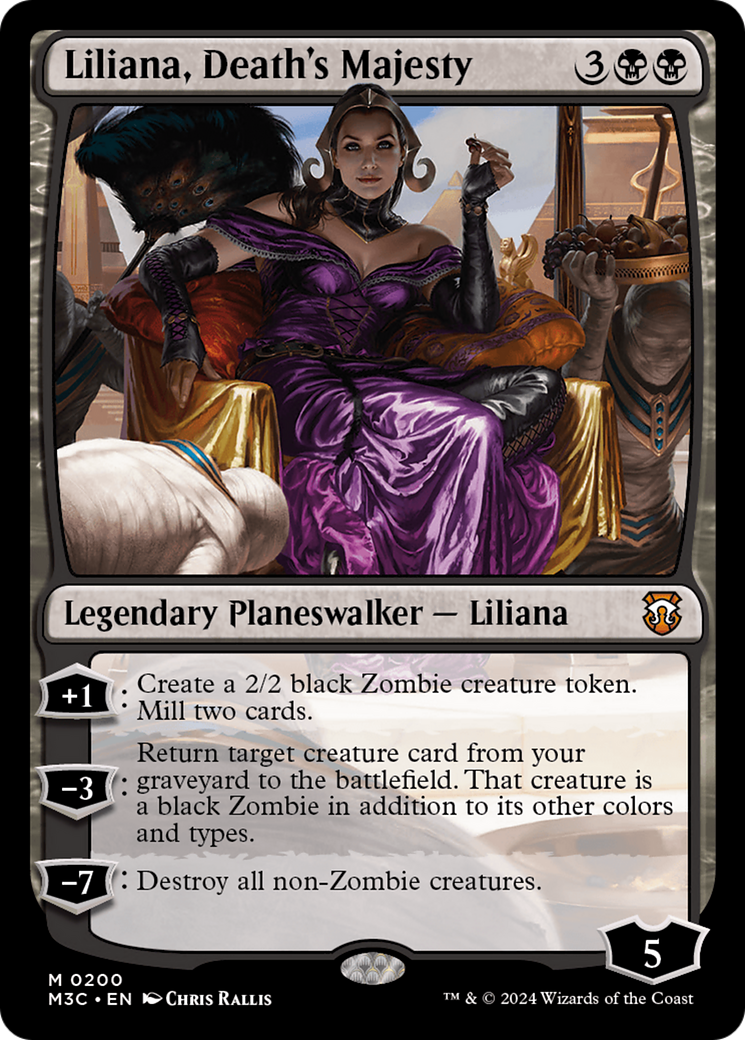 Liliana, Death's Majesty (Ripple Foil) [Modern Horizons 3 Commander] | Spectrum Games