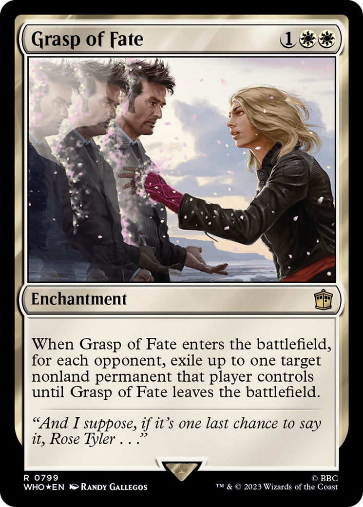 Grasp of Fate (Surge Foil) [Doctor Who] | Spectrum Games