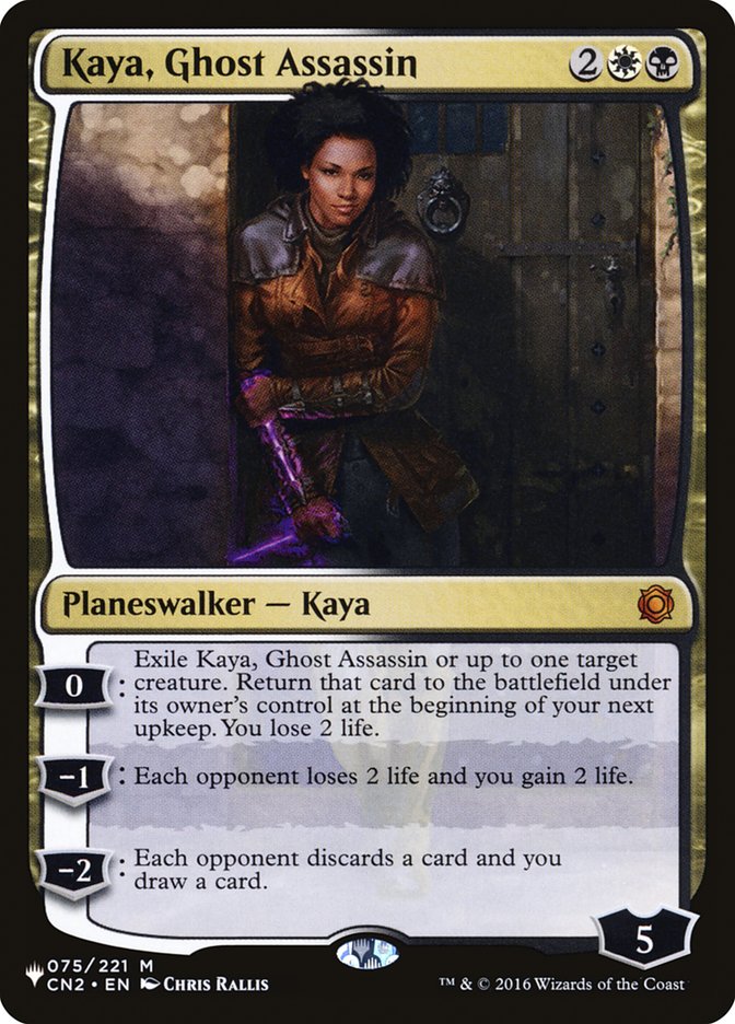 Kaya, Ghost Assassin [The List] | Spectrum Games