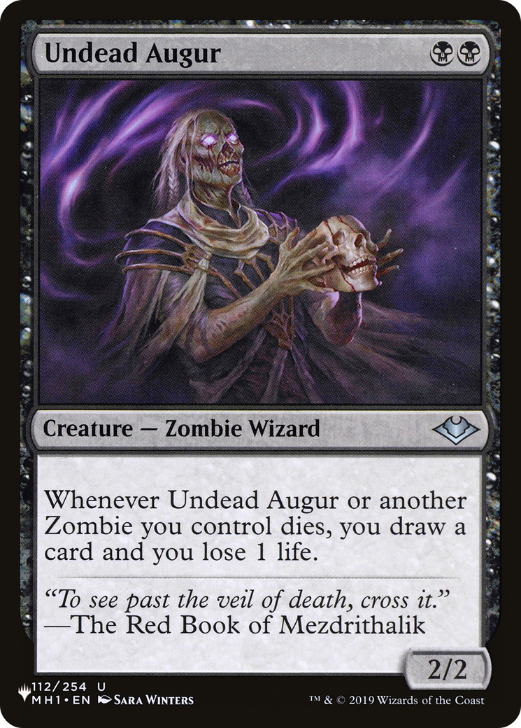 Undead Augur [The List Reprints] | Spectrum Games