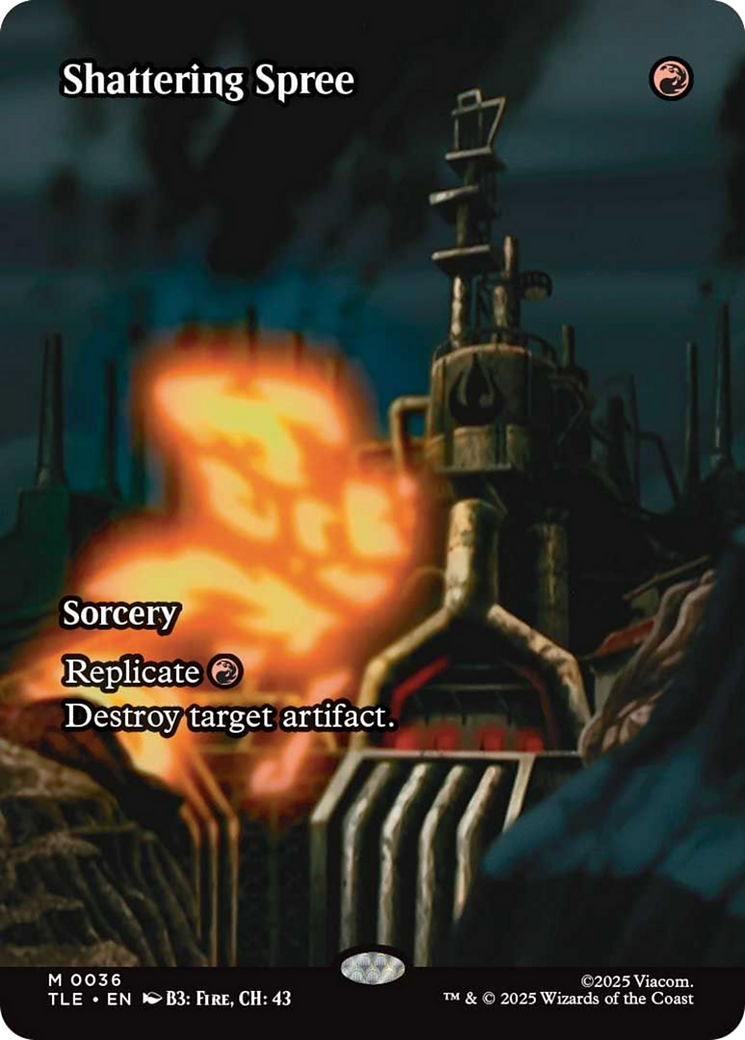 Shattering Spree (Borderless) [Avatar: The Last Airbender: Eternal-Legal] | Spectrum Games