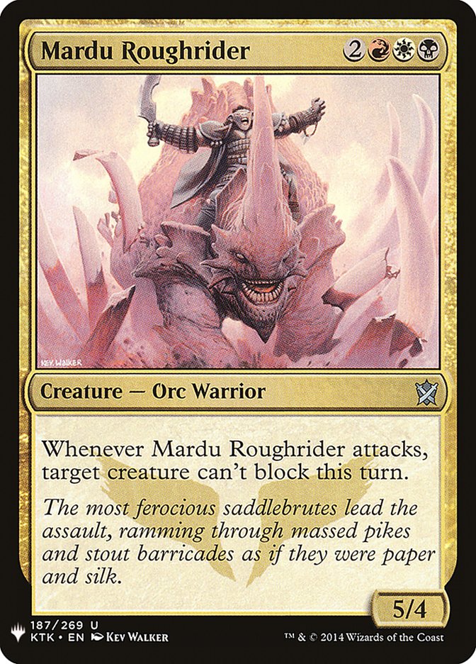 Mardu Roughrider [Mystery Booster] | Spectrum Games