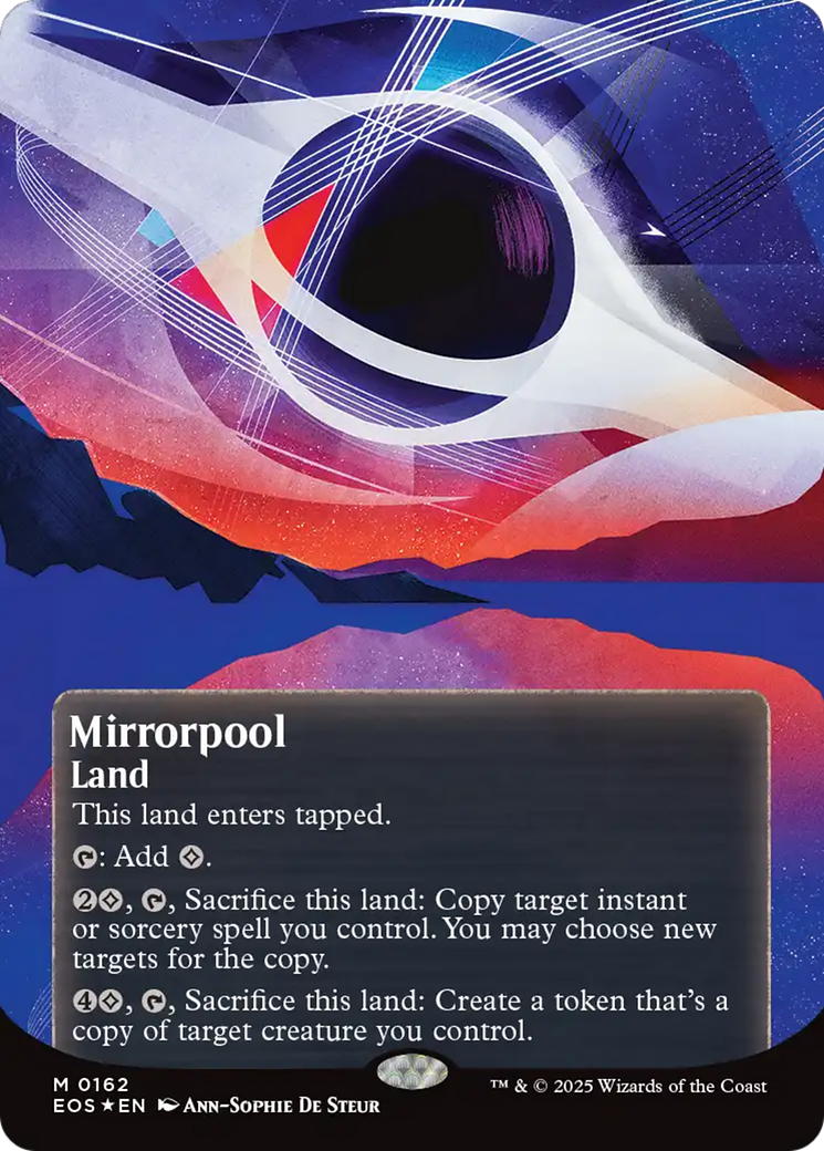 Mirrorpool (0162) (Borderless) (Galaxy Foil) [Edge of Eternities: Stellar Sights] | Spectrum Games