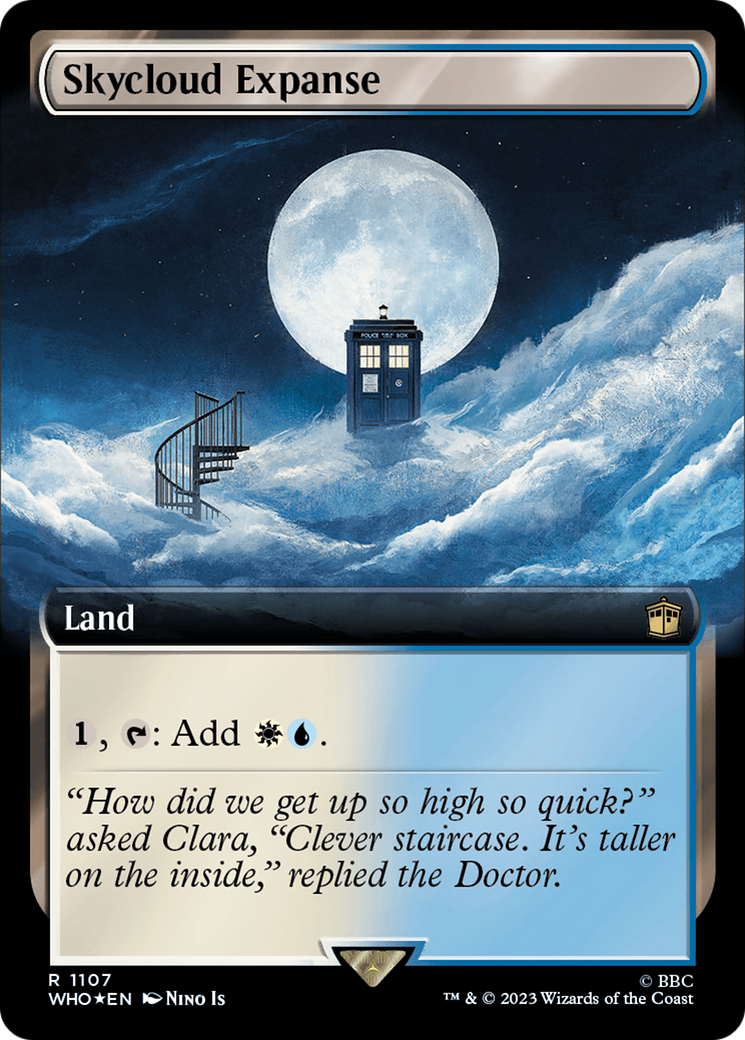 Skycloud Expanse (Extended Art) (Surge Foil) [Doctor Who] | Spectrum Games