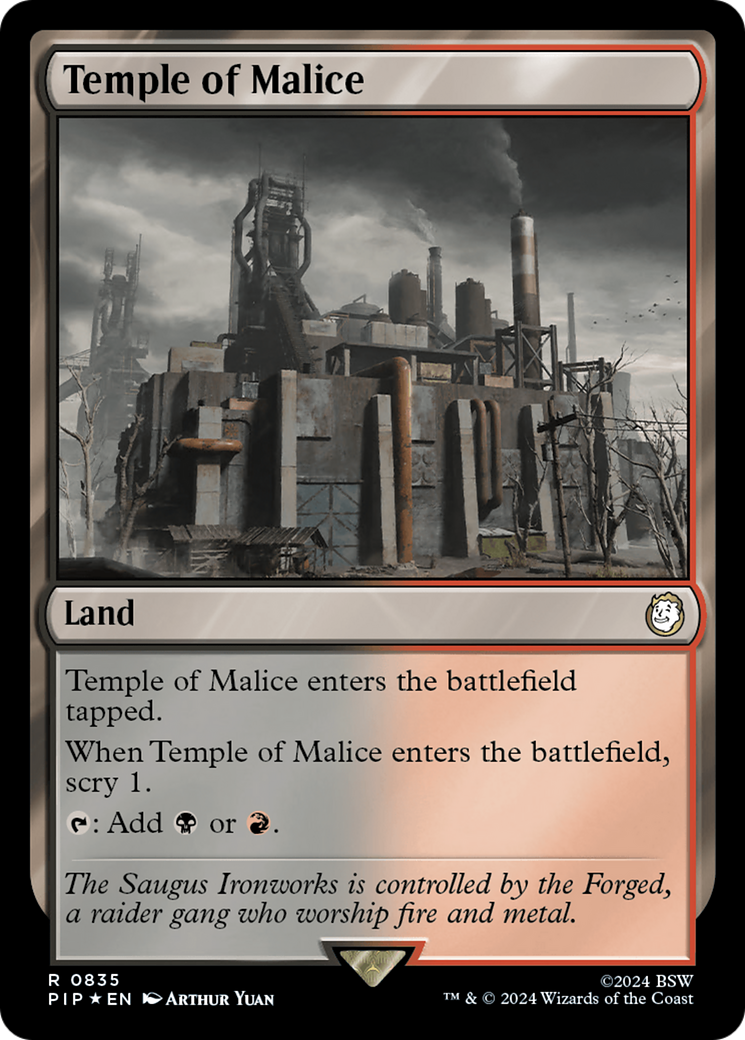 Temple of Malice (Surge Foil) [Fallout] | Spectrum Games