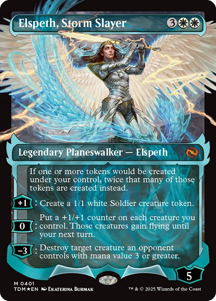 Elspeth, Storm Slayer (Showcase) (Japanese) [Tarkir: Dragonstorm] | Spectrum Games