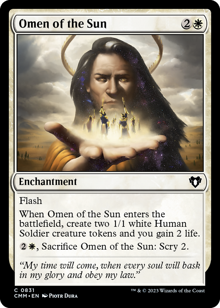 Omen of the Sun [Commander Masters] | Spectrum Games