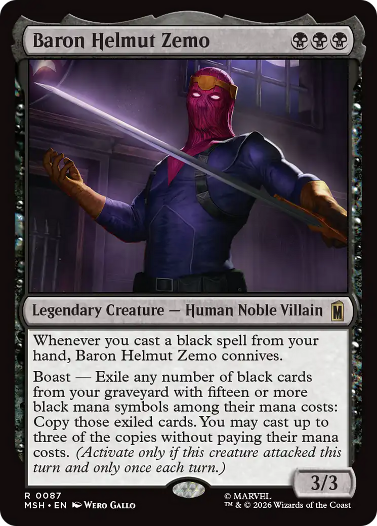 Baron Helmut Zemo [Marvel Super Heroes] | Spectrum Games