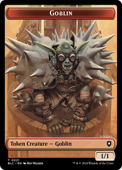 Illusion // Goblin Double-Sided Token [Bloomburrow Commander Tokens] | Spectrum Games