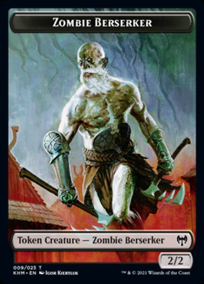Zombie Berserker Token [Kaldheim Tokens] | Spectrum Games