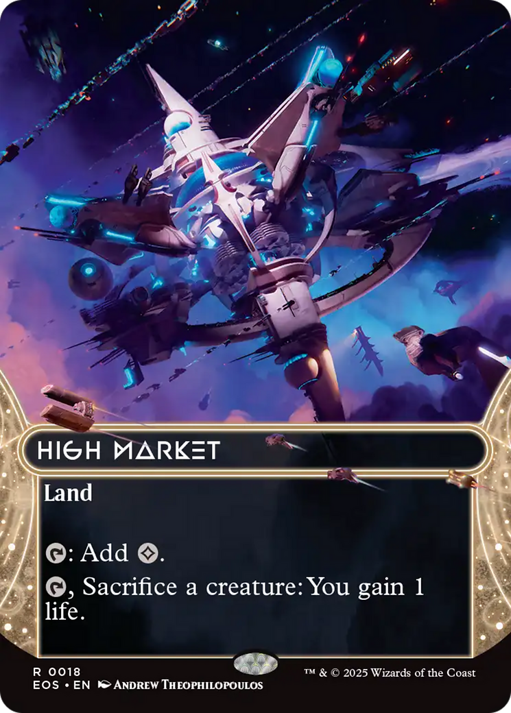 High Market (0018) (Borderless) [Edge of Eternities: Stellar Sights] | Spectrum Games