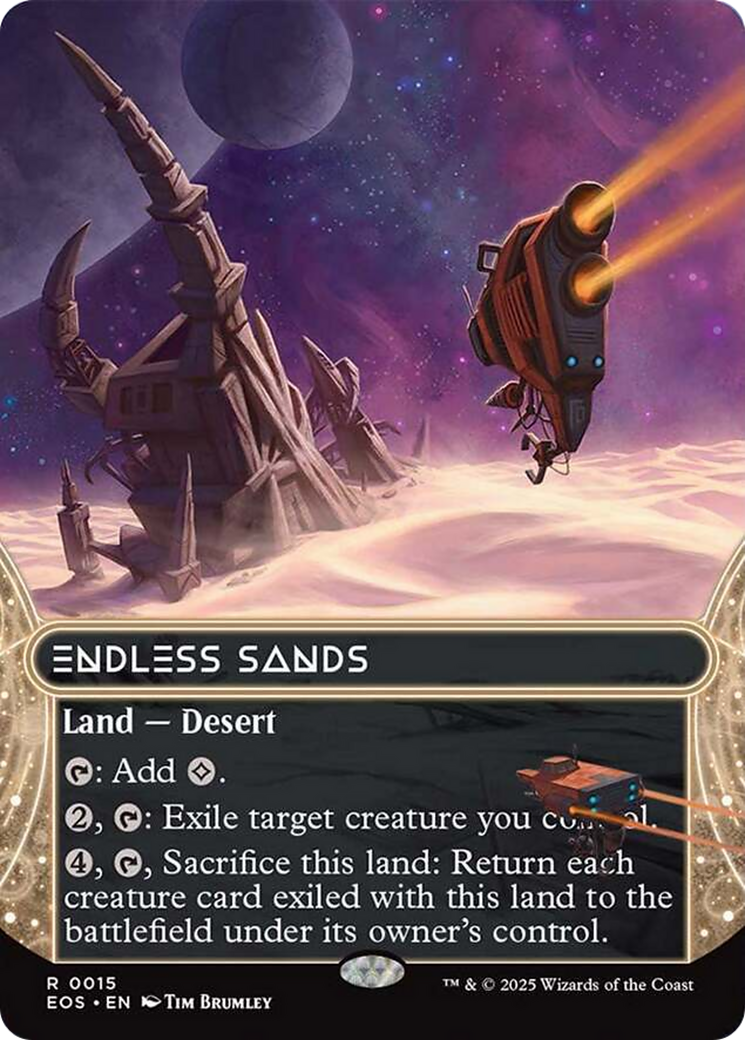 Endless Sands (0008) (Borderless) [Edge of Eternities: Stellar Sights] | Spectrum Games