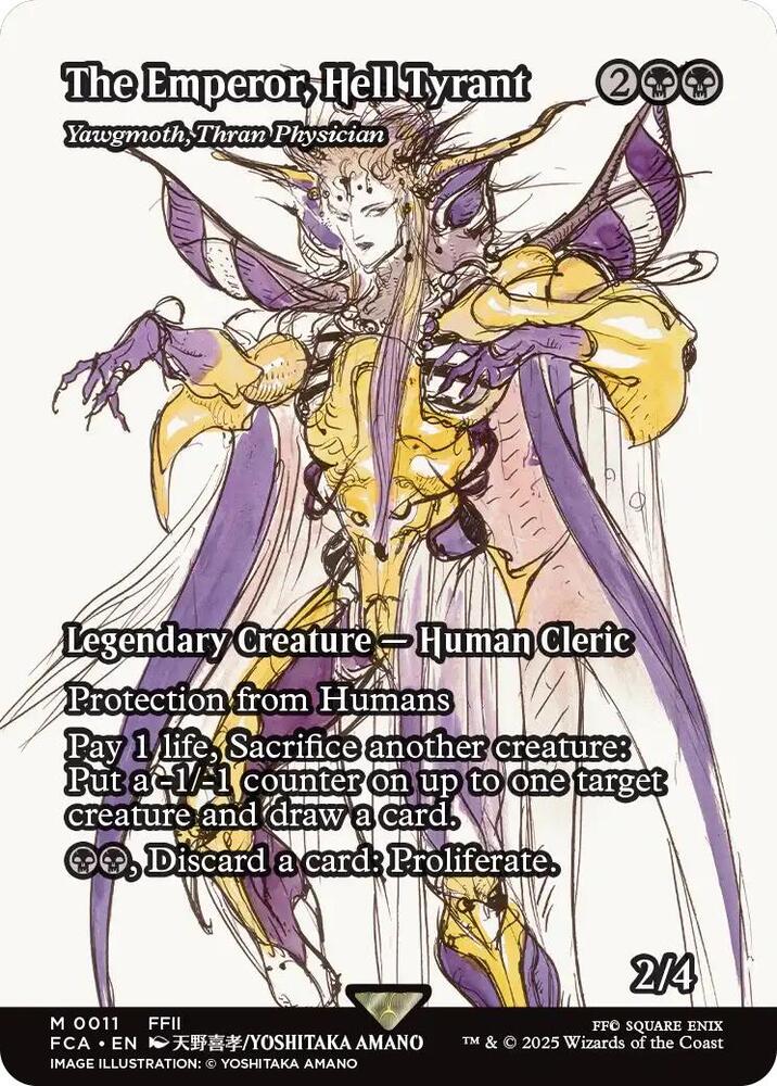 The Emperor, Hell Tyrant - Yawgmoth, Thran Physician (Showcase) [FINAL FANTASY : Through the Ages] | Spectrum Games