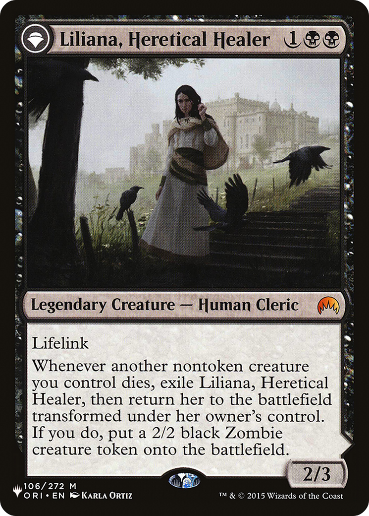 Liliana, Heretical Healer // Liliana, Defiant Necromancer [Secret Lair: From Cute to Brute] | Spectrum Games