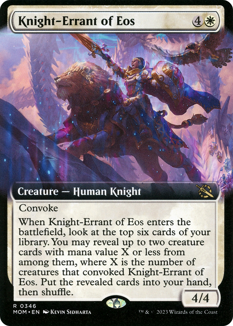 Knight-Errant of Eos (Extended Art) [March of the Machine] | Spectrum Games