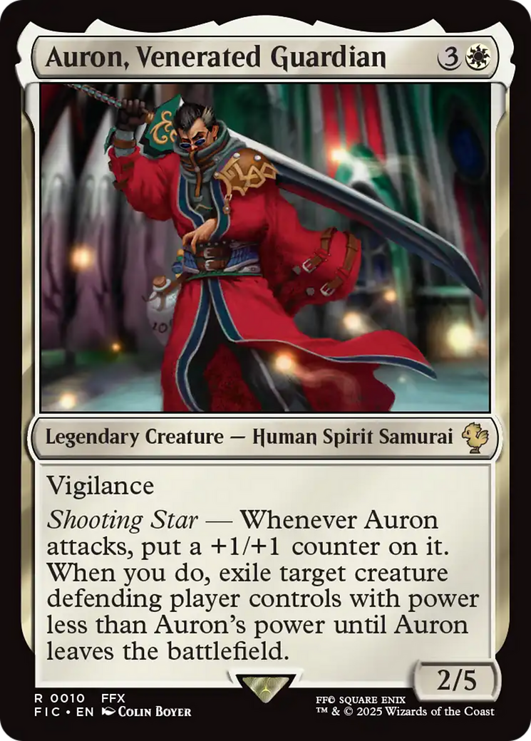 Auron, Venerated Guardian [FINAL FANTASY Commander] | Spectrum Games