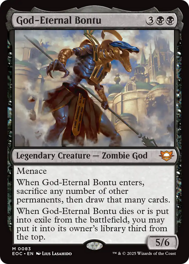 God-Eternal Bontu [Edge of Eternities Commander] | Spectrum Games