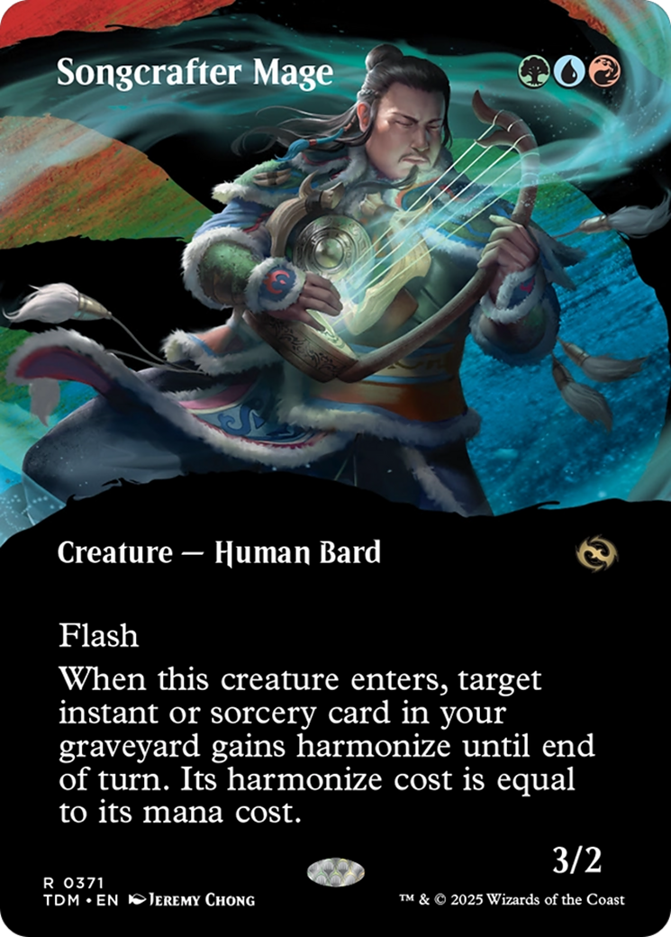 Songcrafter Mage (Borderless) [Tarkir: Dragonstorm] | Spectrum Games