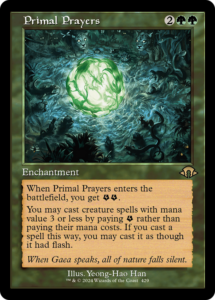 Primal Prayers (Retro) [Modern Horizons 3] | Spectrum Games
