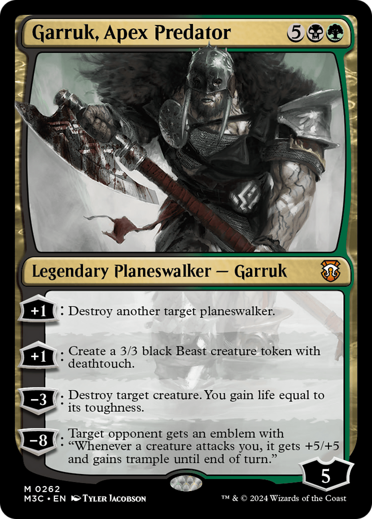 Garruk, Apex Predator (Ripple Foil) [Modern Horizons 3 Commander] | Spectrum Games