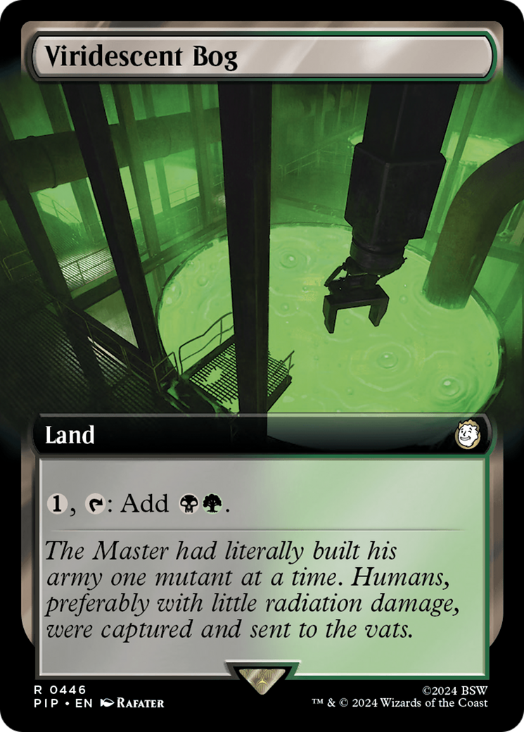 Viridescent Bog (Extended Art) [Fallout] | Spectrum Games