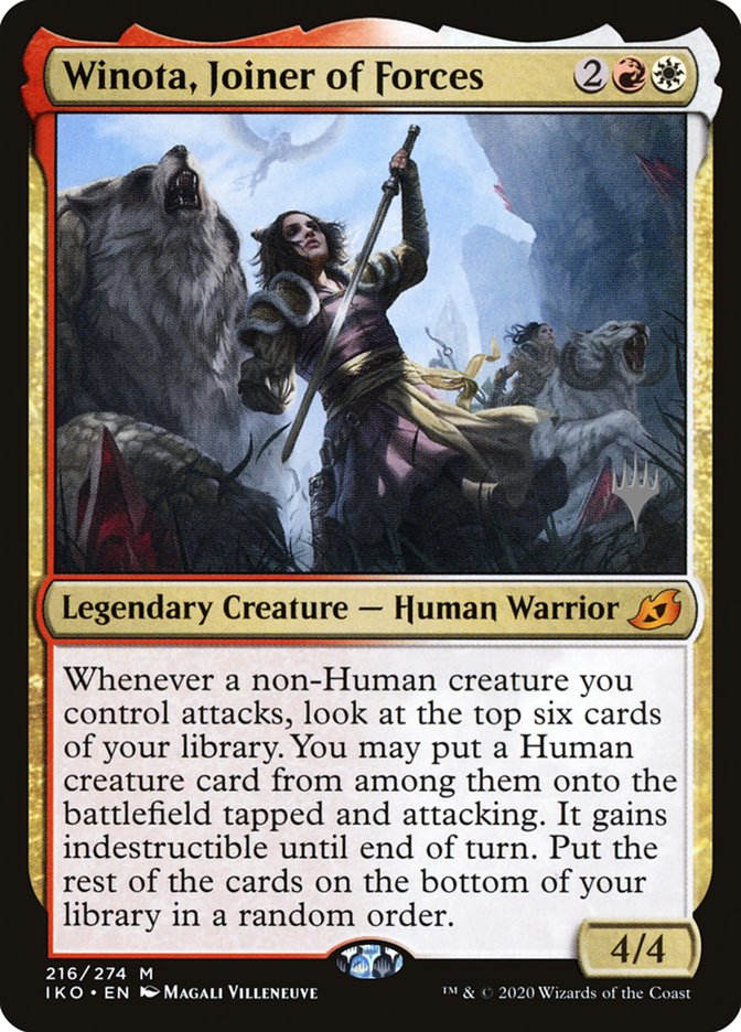 Winota, Joiner of Forces (Promo Pack) [Ikoria: Lair of Behemoths Promos] | Spectrum Games