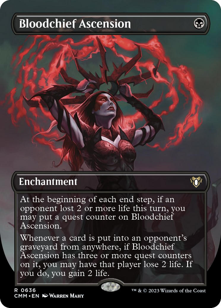 Bloodchief Ascension (Borderless Alternate Art) [Commander Masters] | Spectrum Games