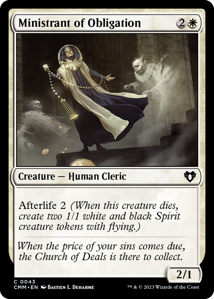 Ministrant of Obligation [Commander Masters] | Spectrum Games
