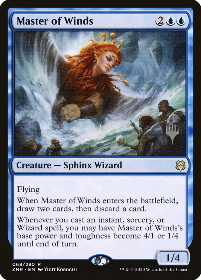 Master of Winds (Promo Pack) [Zendikar Rising Promos] | Spectrum Games