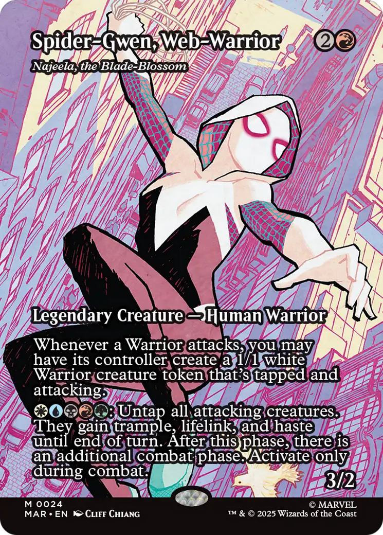 Spider-Gwen, Web-Warrior - Najeela, the Blade-Blossom [Marvel's Spider-Man: Eternal-Legal] | Spectrum Games