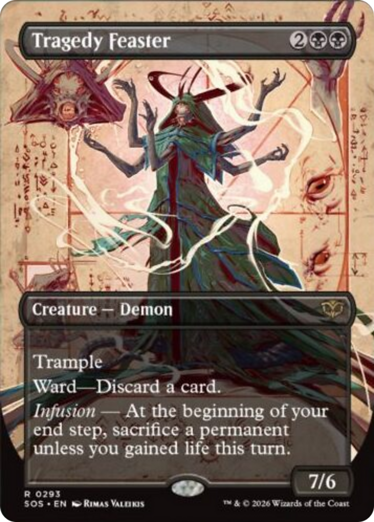 Tragedy Feaster (Borderless) [Secrets of Strixhaven] | Spectrum Games