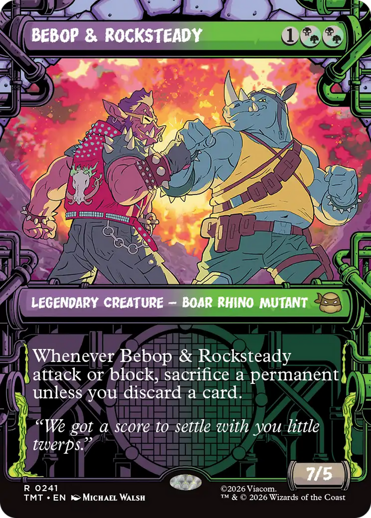 Bebop & Rocksteady (Showcase) [Teenage Mutant Ninja Turtles] | Spectrum Games