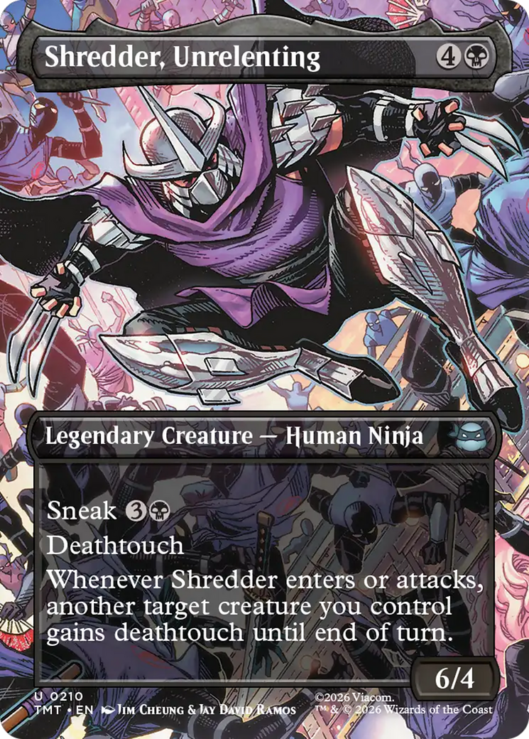 Shredder, Unrelenting (Borderless) [Teenage Mutant Ninja Turtles] | Spectrum Games
