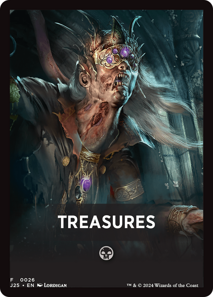 Treasures Theme Card [Foundations Jumpstart Front Cards] | Spectrum Games