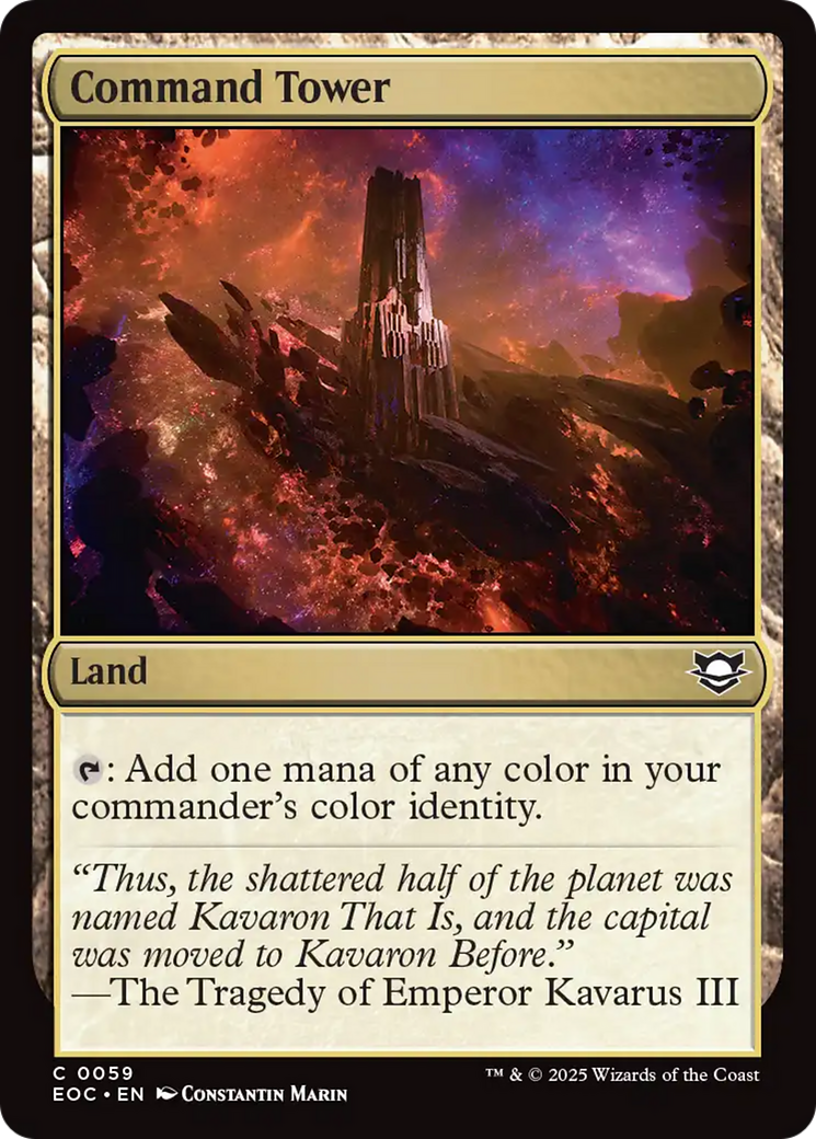Command Tower [Edge of Eternities Commander] | Spectrum Games