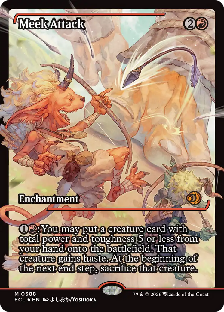 Meek Attack (388) (Showcase) [Lorwyn Eclipsed] | Spectrum Games