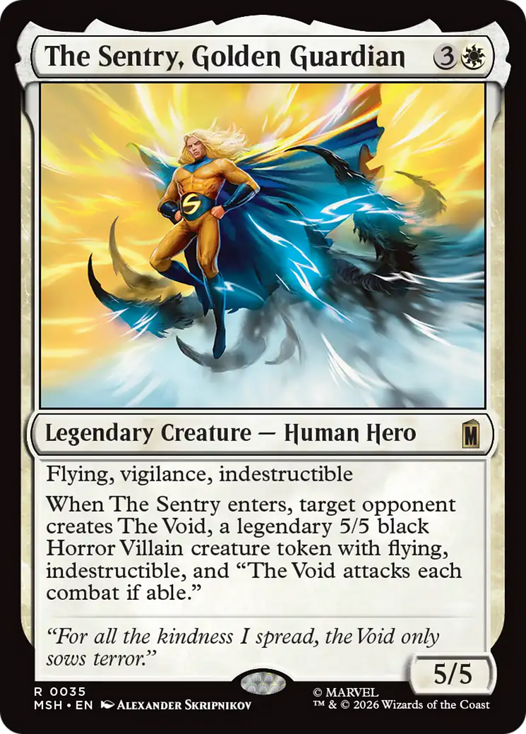 The Sentry, Golden Guardian [Marvel Super Heroes] | Spectrum Games