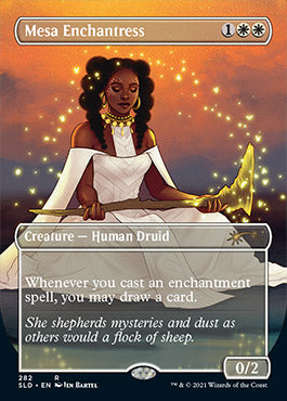 Mesa Enchantress (Borderless) [Secret Lair Drop Series] | Spectrum Games